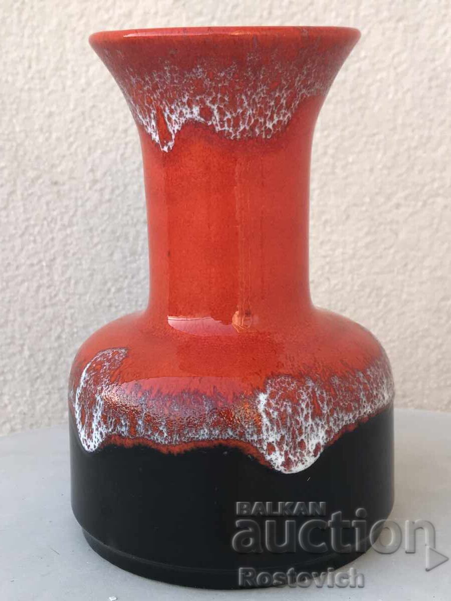 Vază vintage Jasba Keramik, Germania de Vest