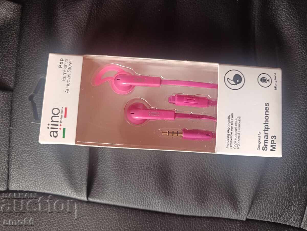 Căști cu microfon cu fir