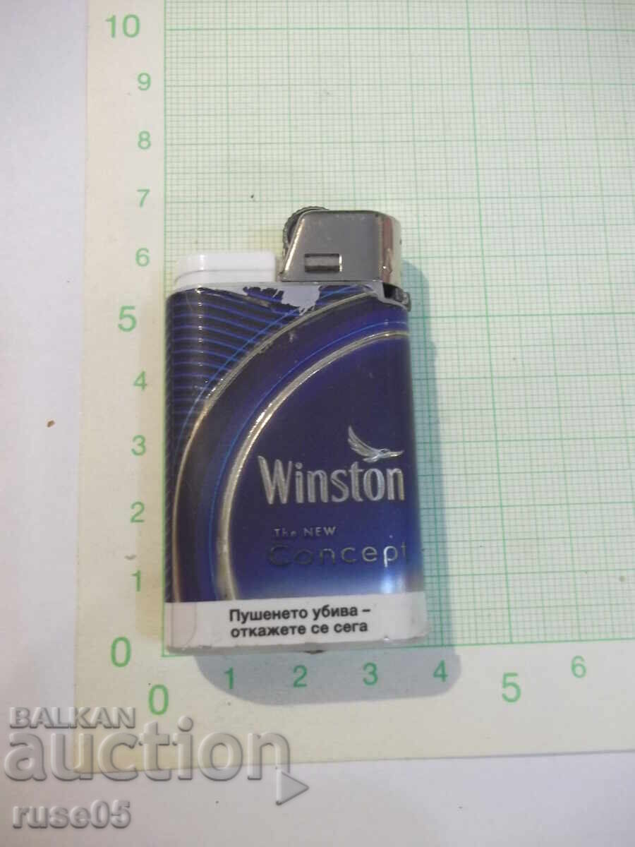 Δημοπρασία Αναπτήρας "Winston" αερίου με μαλακή φλόγα και πέτρα
