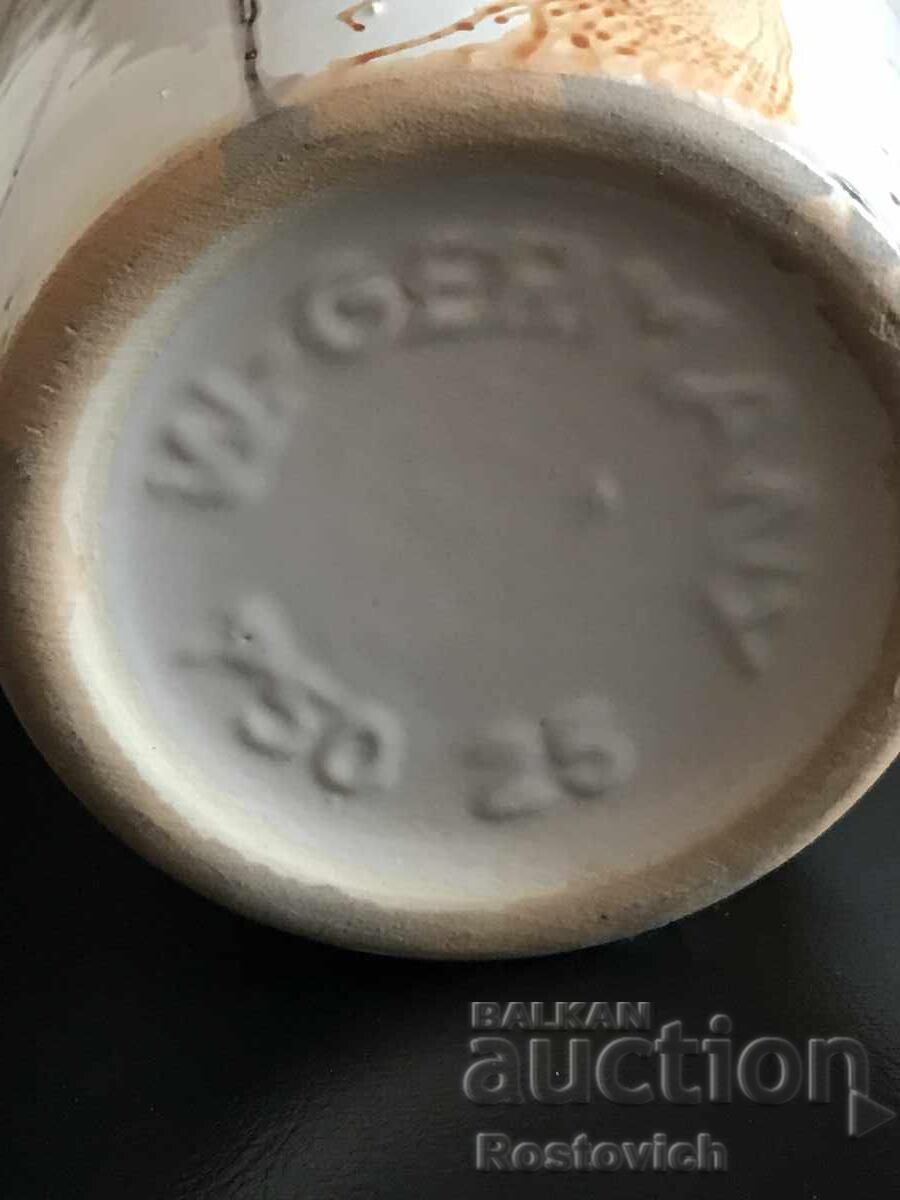 Vază înaltă din ceramică Bay Keramik, Germania de Vest - 5 Vază înaltă din ceramică Bay Keramik, Germania de Vest - 5