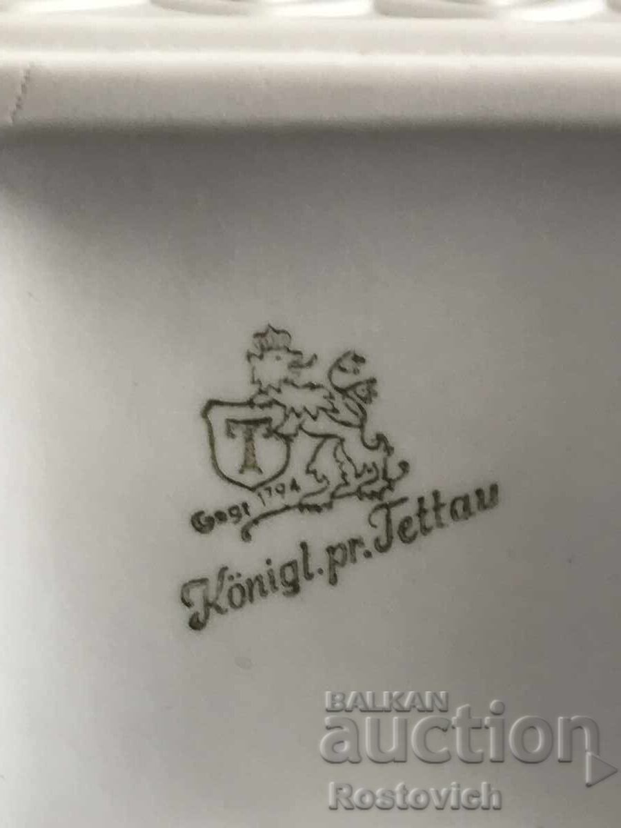 Ваза Königlich privilegierte Porzellanmanufaktur Tettau. - 5