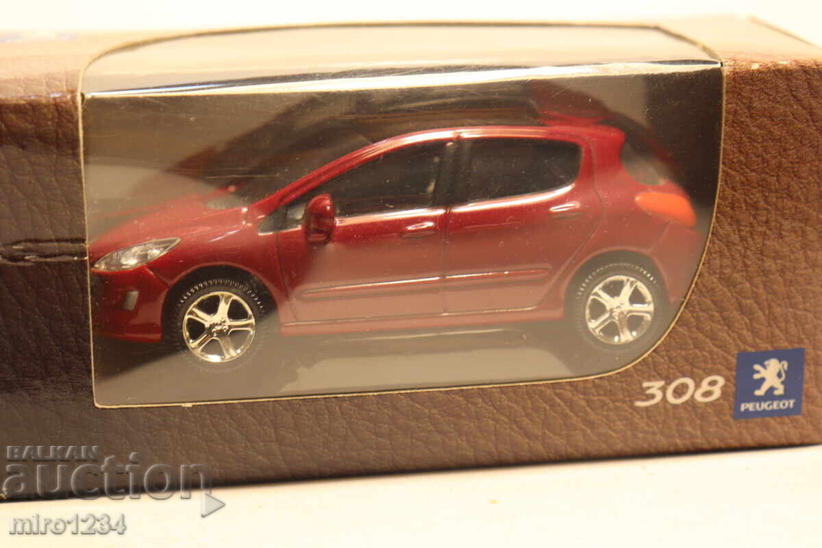MODEL MAȘINUȚĂ JUCĂRIE NOREV PEUGEOT 308 1/64 cu preț € 1.50 | 2.93 BGN MODEL MAȘINUȚĂ JUCĂRIE NOREV PEUGEOT 308 1/64 cu preț € 1.50 | 2.93 BGN