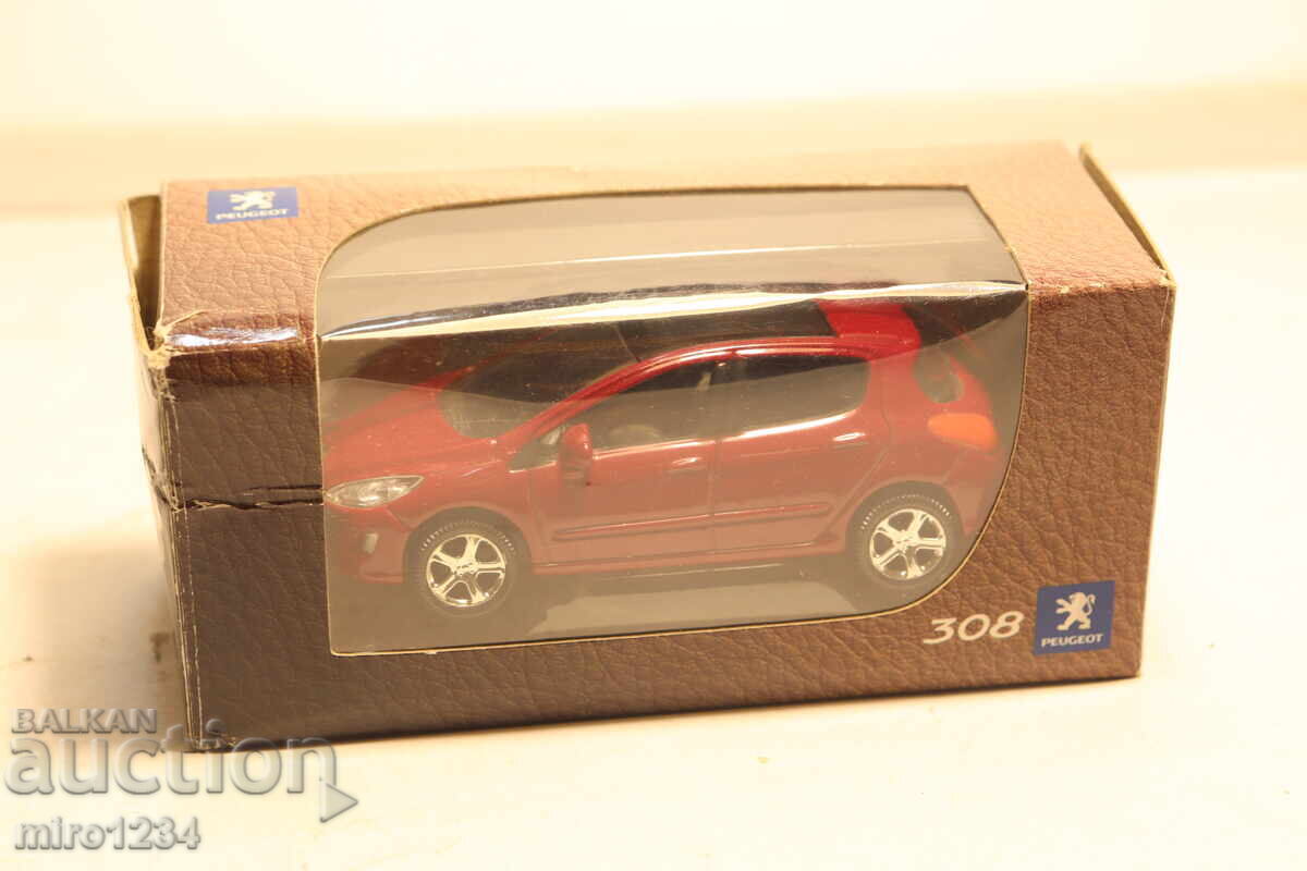 MODEL MAȘINUȚĂ JUCĂRIE NOREV PEUGEOT 308 1/64 MODEL MAȘINUȚĂ JUCĂRIE NOREV PEUGEOT 308 1/64