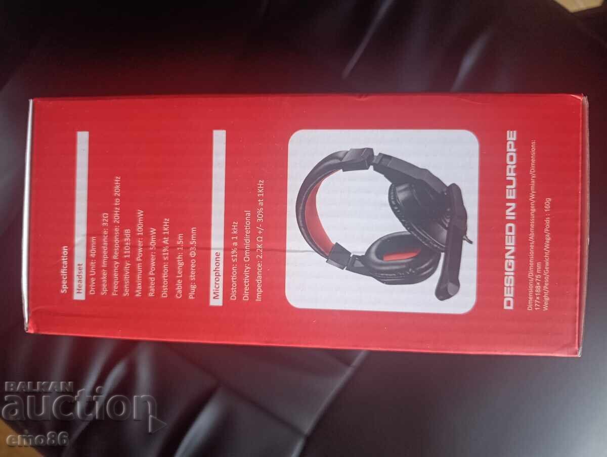 Ενσύρματα ακουστικά με μικρόφωνο Mars Gaming με τιμή € 2.00 | 3.91 BGN Ενσύρματα ακουστικά με μικρόφωνο Mars Gaming με τιμή € 2.00 | 3.91 BGN