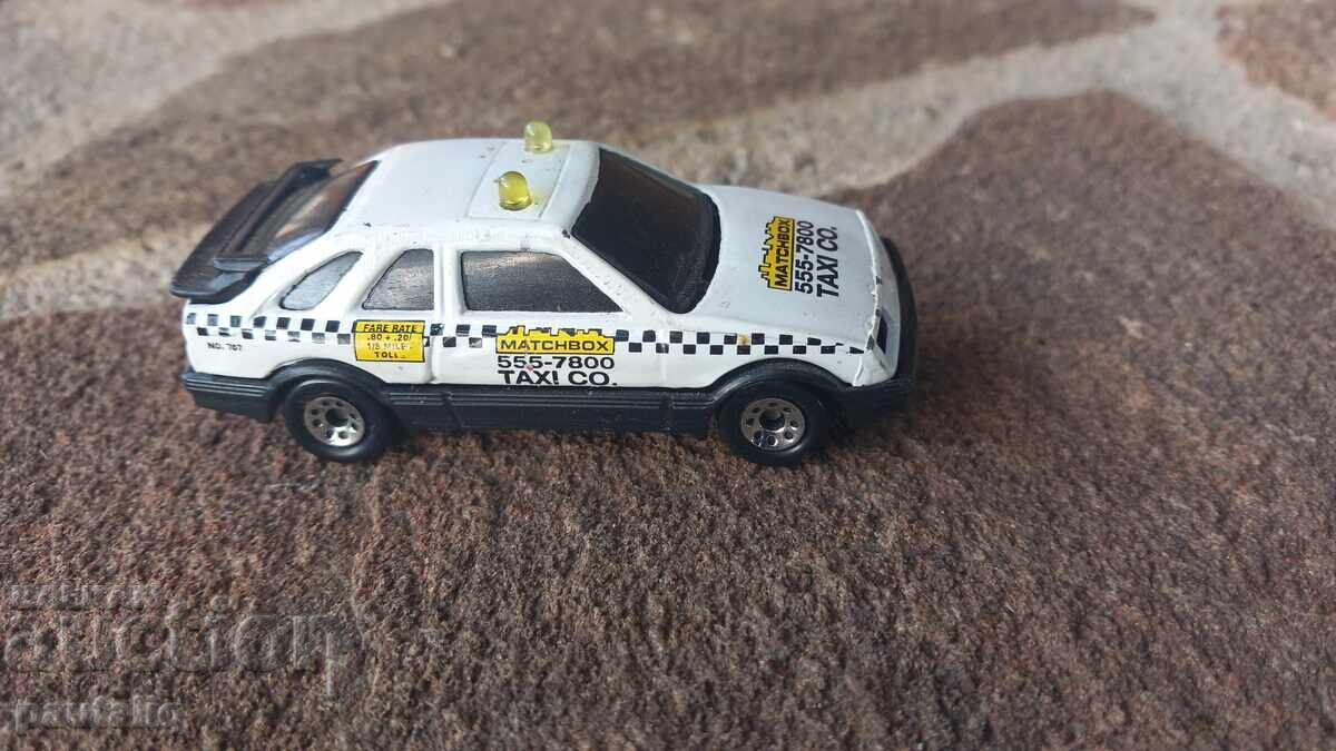 ΜΕΤΑΛΛΙΚΟ ΑΥΤΟΚΙΝΗΤΑΚΙ MATCHBOX TAXI FORD SIERRA