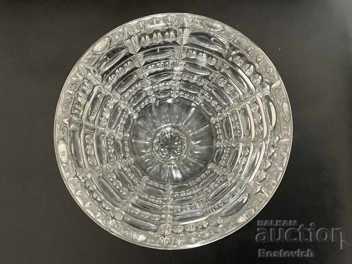 Auction Glass vase - vintage model from Cristal d'Arques France Auction Glass vase - vintage model from Cristal d'Arques France
