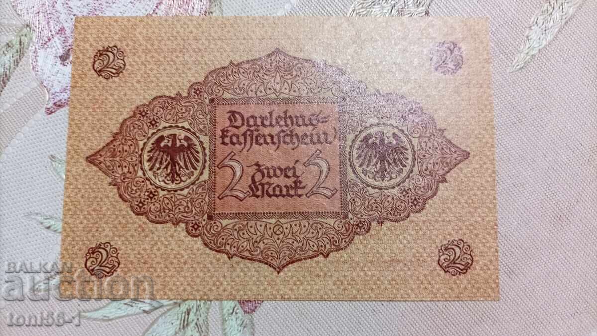 Γερμανία 2 μάρκες 1920 UNC με τιμή € 2.00 | 3.91 BGN