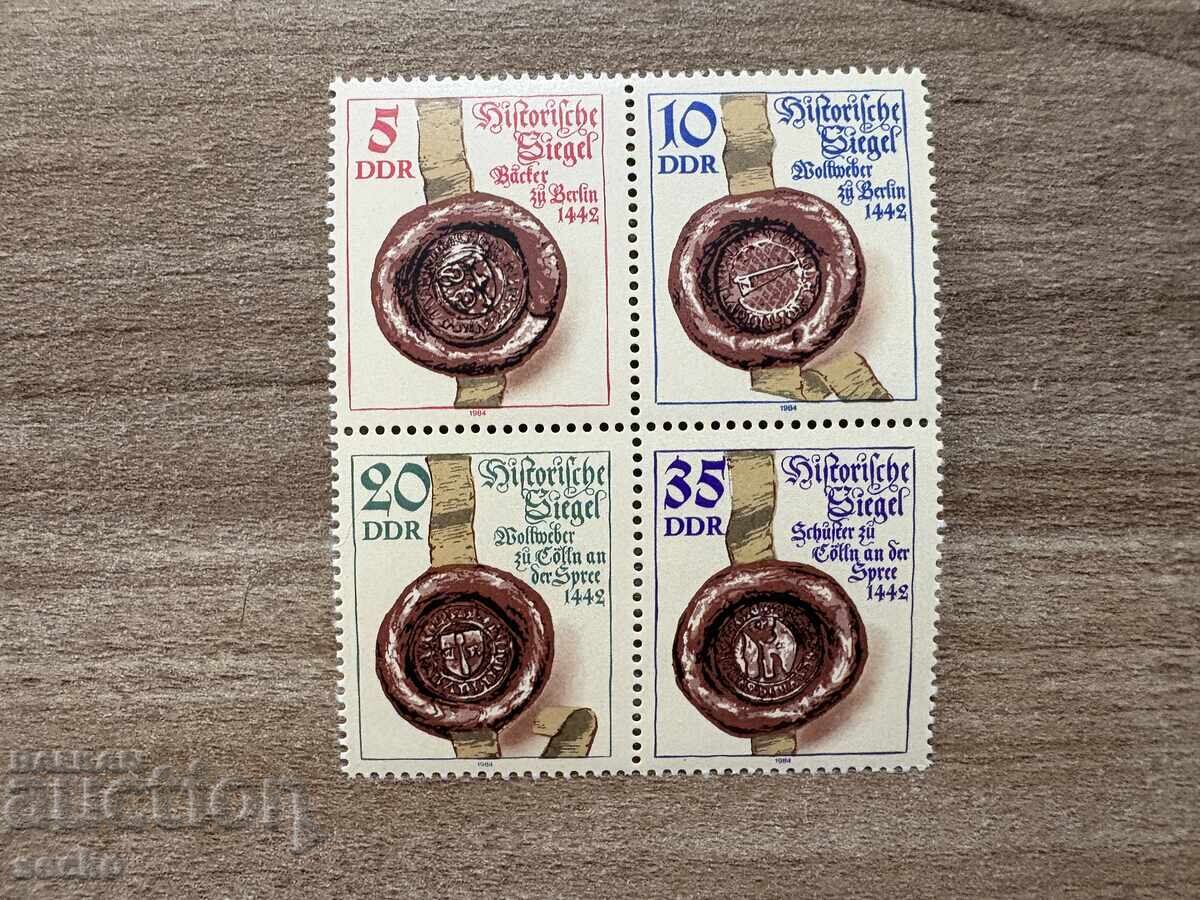 ГДР - Исторически печати (1984) MNH