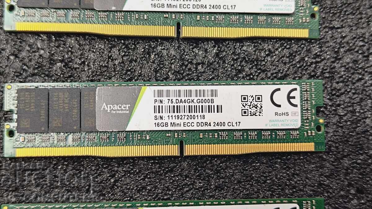 Παράδοση Μνήμη RAM MINI Apacer 64GB (4x16GB)
