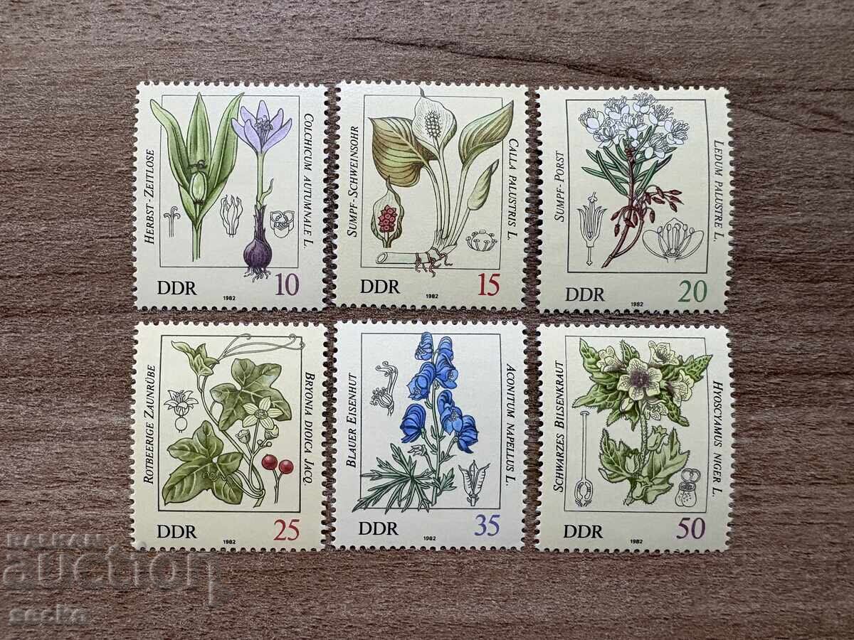 GDR - Poisonous Plants (1982) MNH
