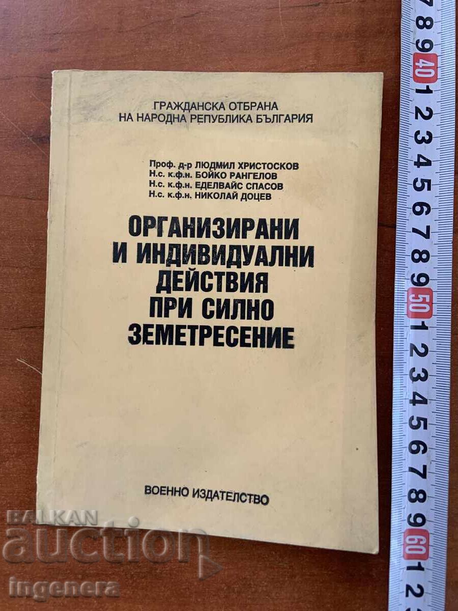 Λ. ΧΡΙΣΤΟΣΚΟΦ - ΕΝΕΡΓΕΙΕΣ ΣΕ ΠΕΡΙΠΤΩΣΗ ΣΕΙΣΜΟΥ - 1989