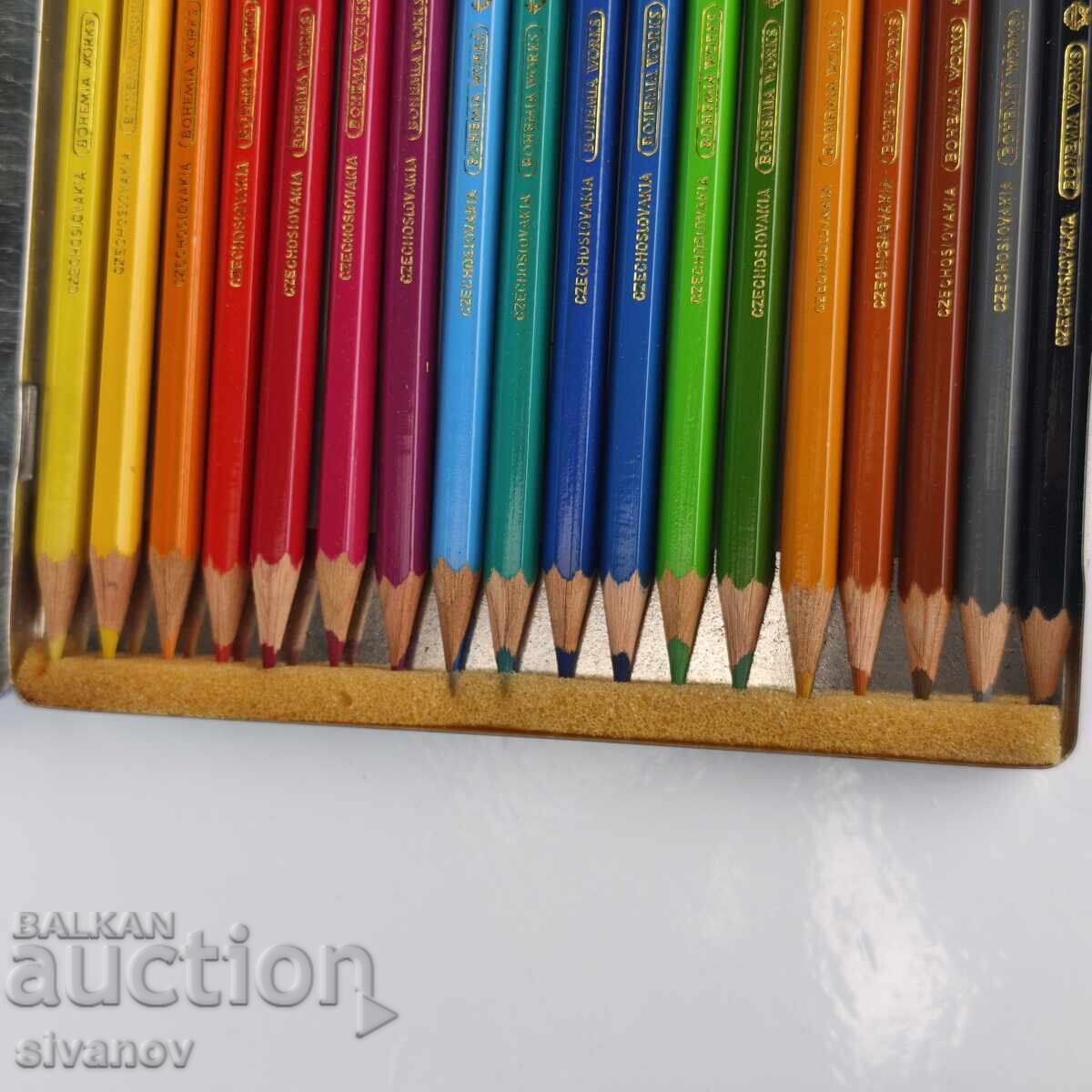 Delivery of Vintage Toison d'Or Colorama colored pencil set Czech #6401