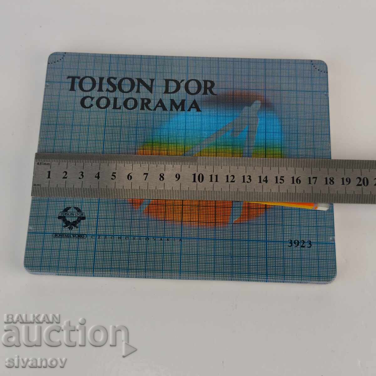Vintage Toison d'Or Colorama colored pencil set Czech #6401 - 6