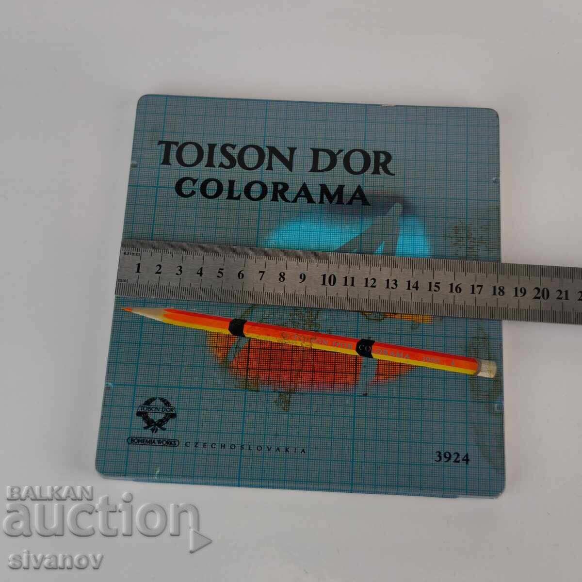 Toison D'or Colorama 3924 Colored Pencil Set Czechosl#6402 - 6