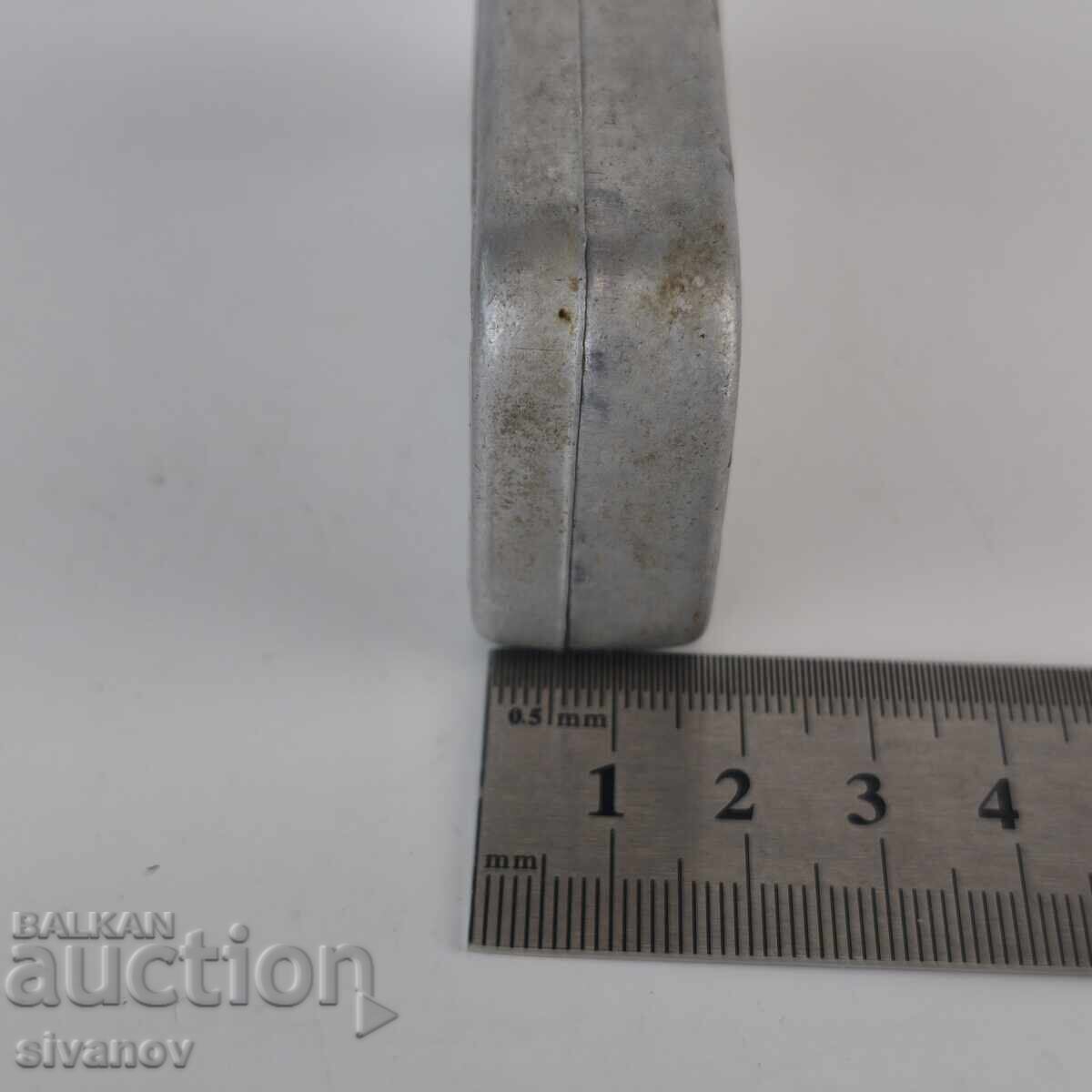 Cutie retro din aluminiu Germandree Paris - Art Deco #6403 - 7