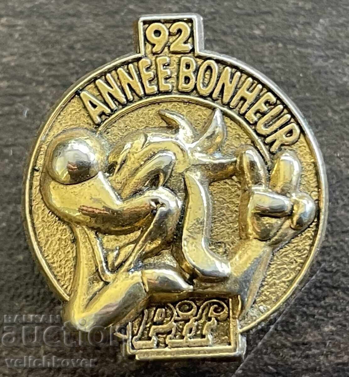 43708 Франция знак списание Пиф 1992г. 43708 Франция знак списание Пиф 1992г.