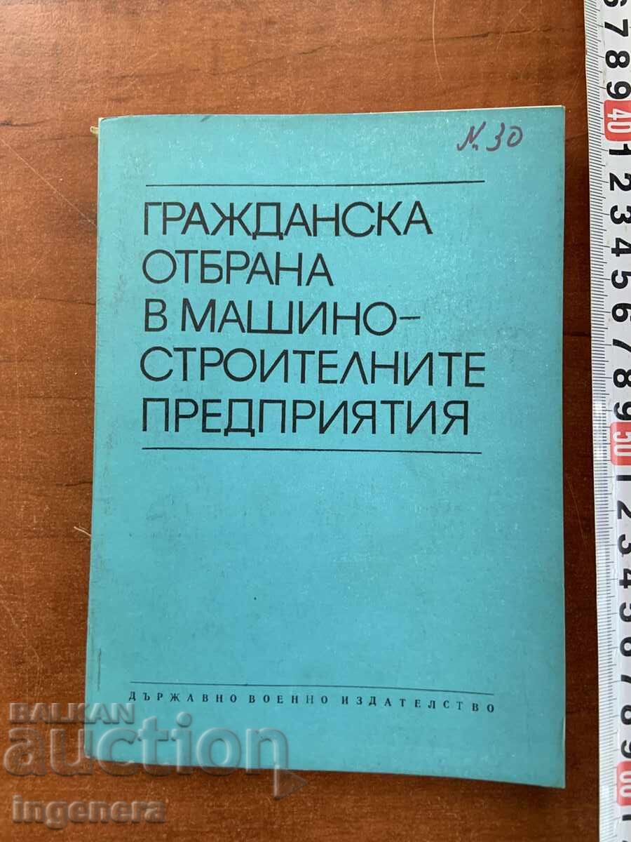 APĂRAREA CIVILĂ ÎN ÎNTREPRINDERI 1975-EDITURA MILITARĂ