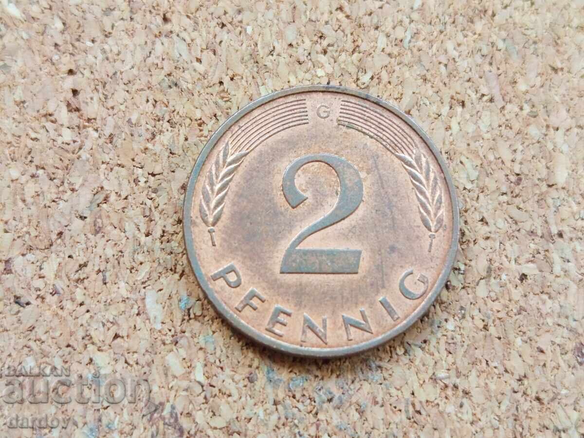 Germania 2 pfennigi, 1995