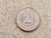Germania 2 pfennigi, 1995