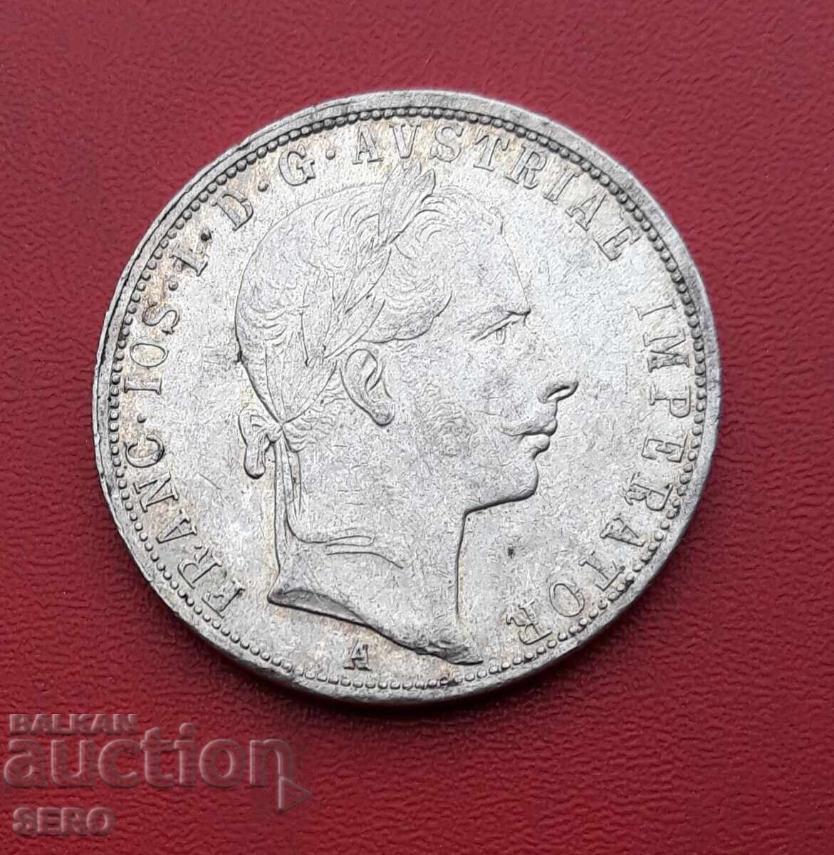 Αυστροουγγαρία-1 φλορίνι 1858 με τιμή € 48.00 | 93.88 BGN