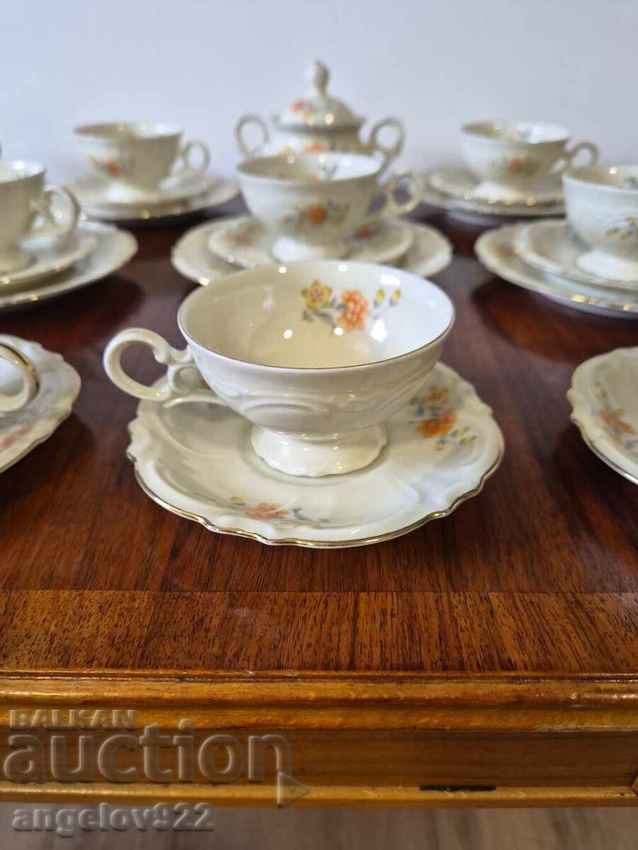 Auction  Bavarian porcelain coffee set!!!