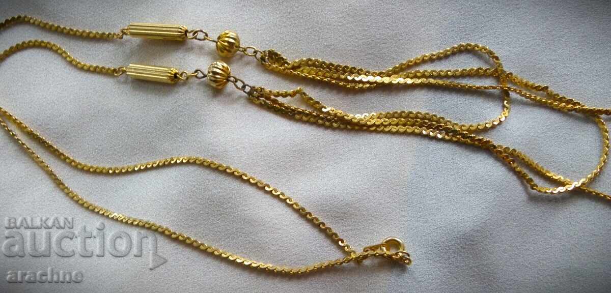 Colier din argint placat cu aur cu preț € 45.00 | 88.01 BGN