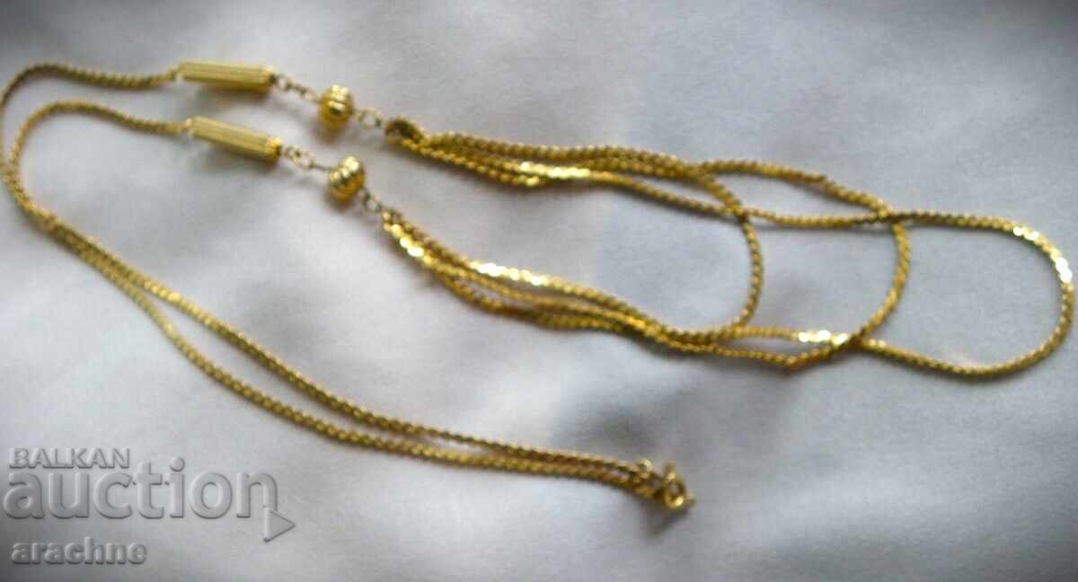 Livrarea Colier din argint placat cu aur