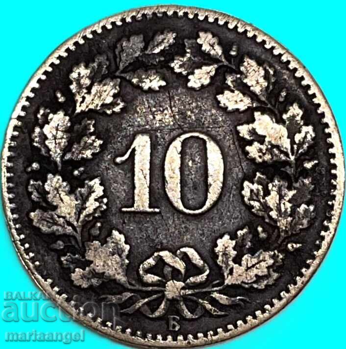 Delivery of Switzerland 10 rappen 1873