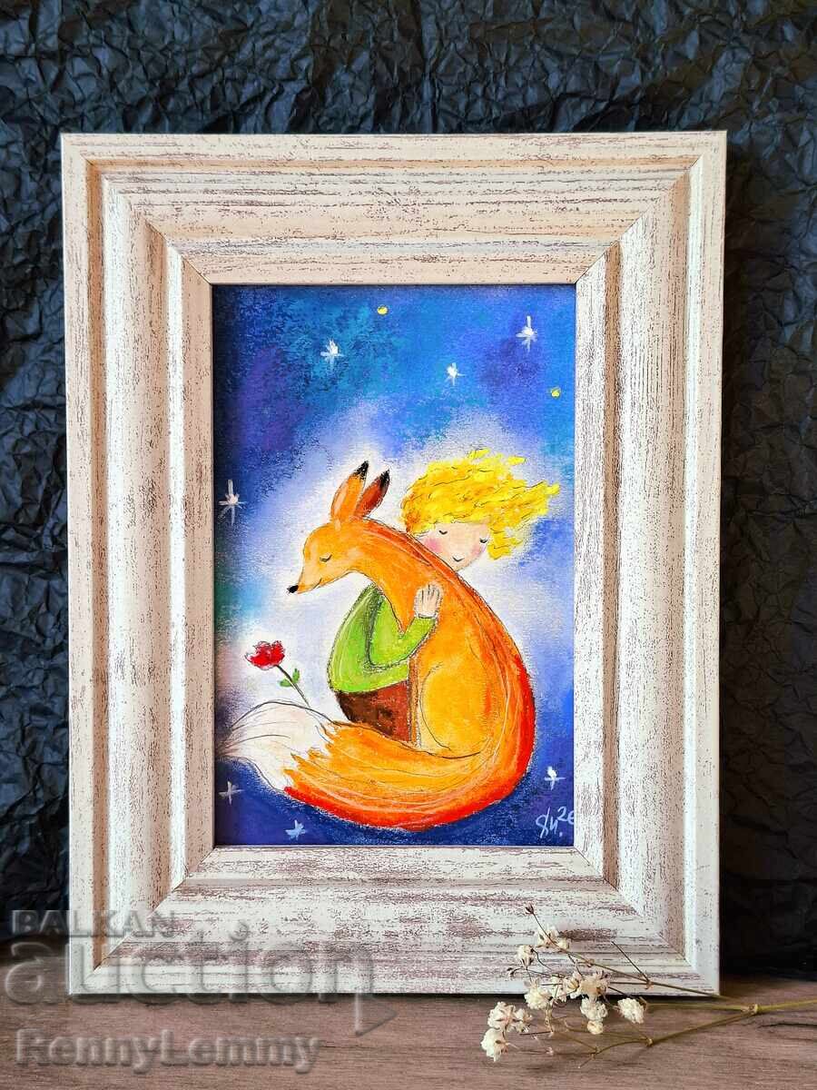 Micul Prinț, miniatură pastel