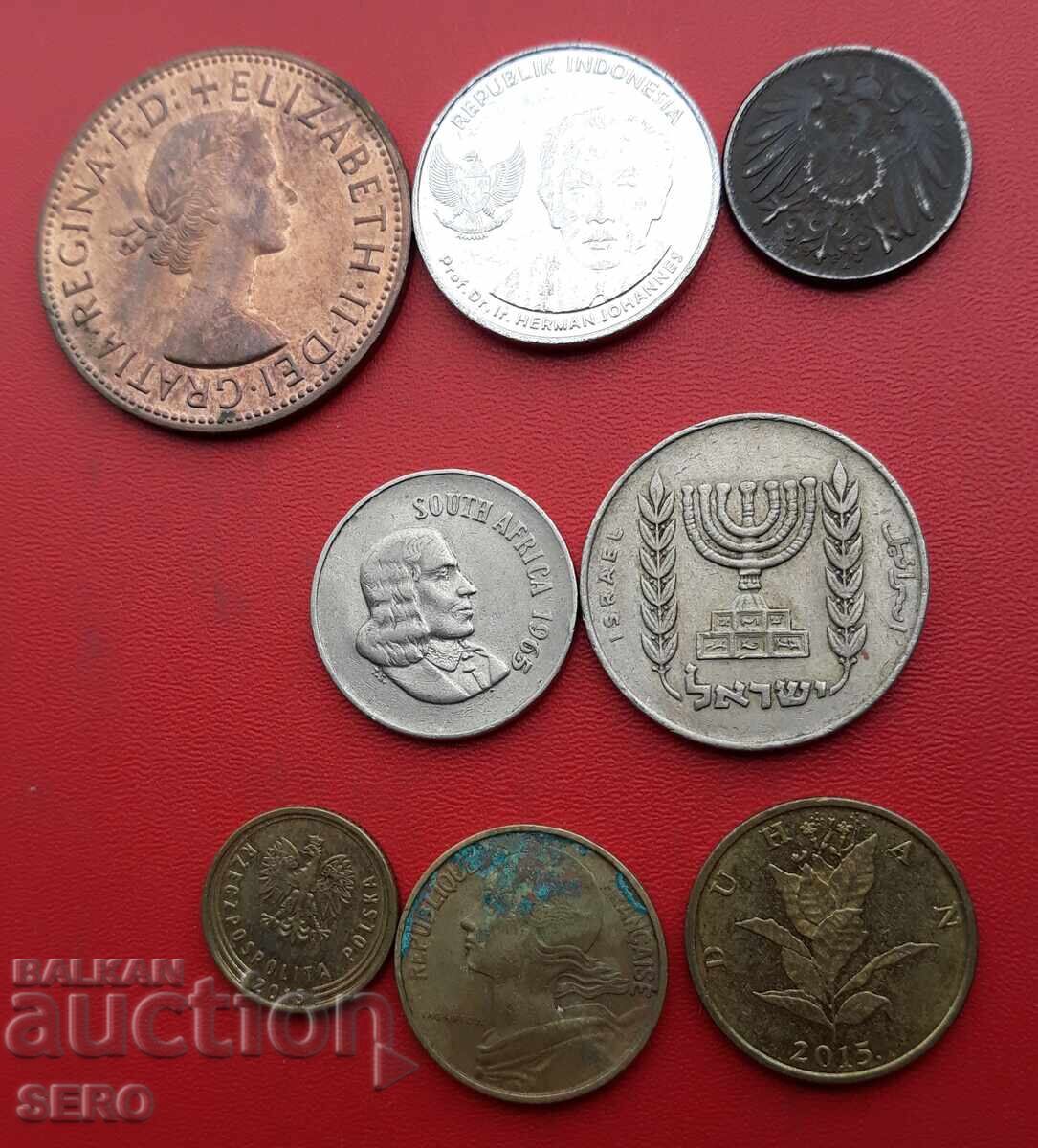 Смесен лот от 8 монети с цена € 0.50 | 0.98 лв.
