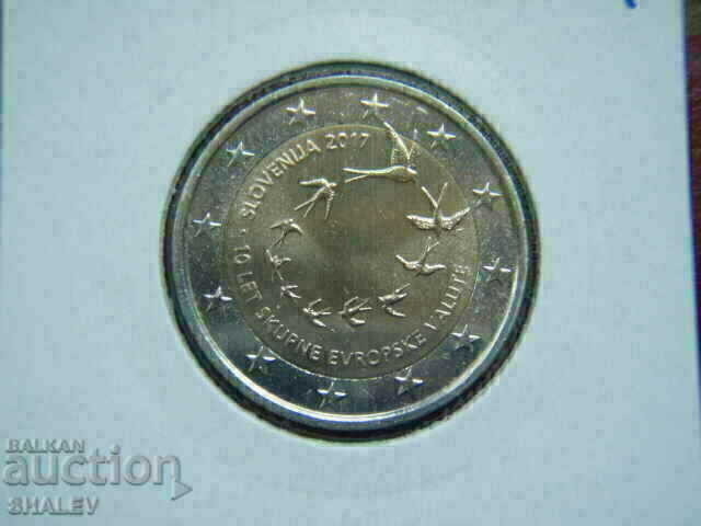 Livrarea 2 euro 2017 Slovenia „EU” - Unc (2 euro)