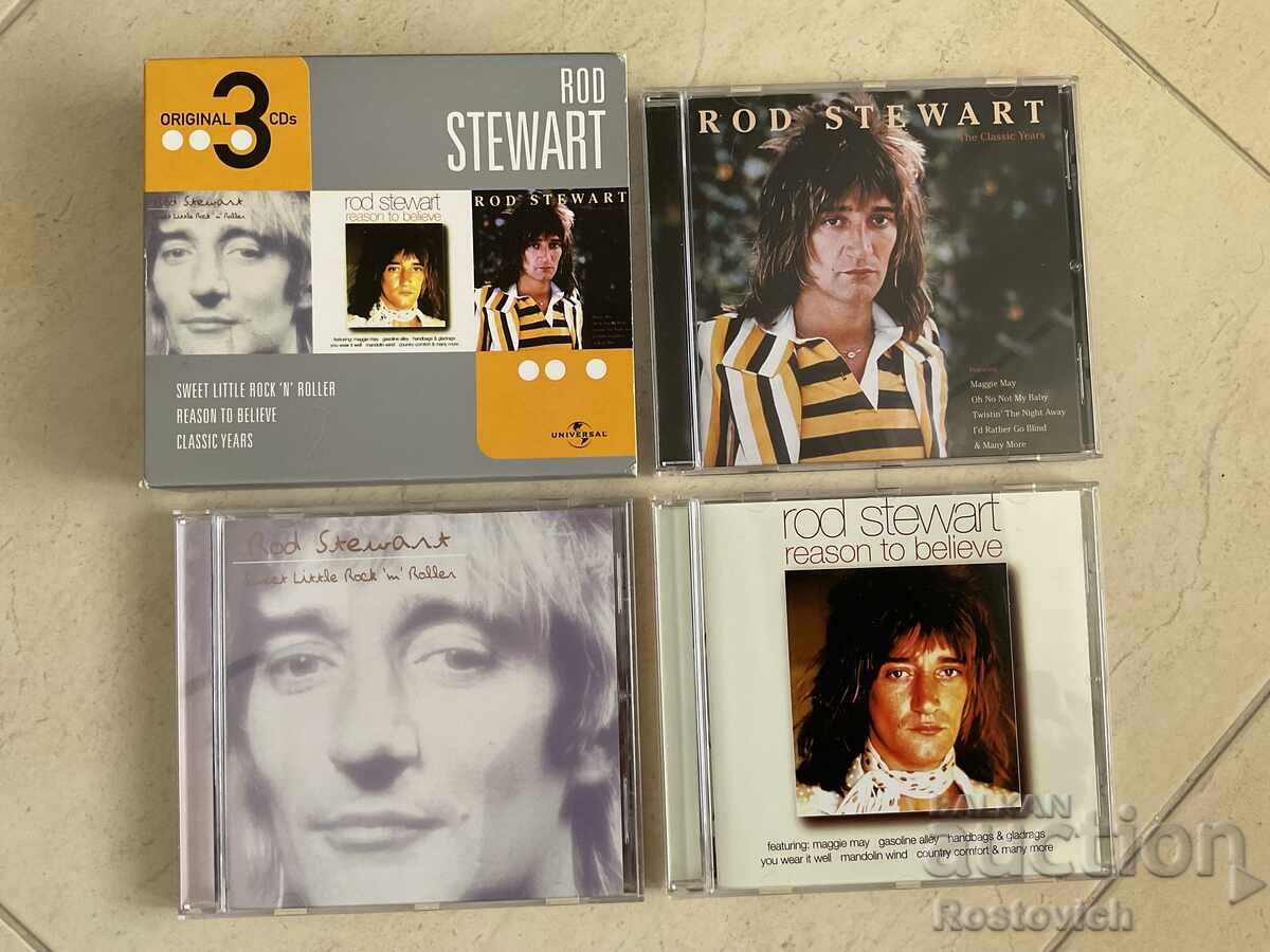 Set de trei CD-uri Rod Stewart cu preț € 13.13 | 25.68 BGN Set de trei CD-uri Rod Stewart cu preț € 13.13 | 25.68 BGN