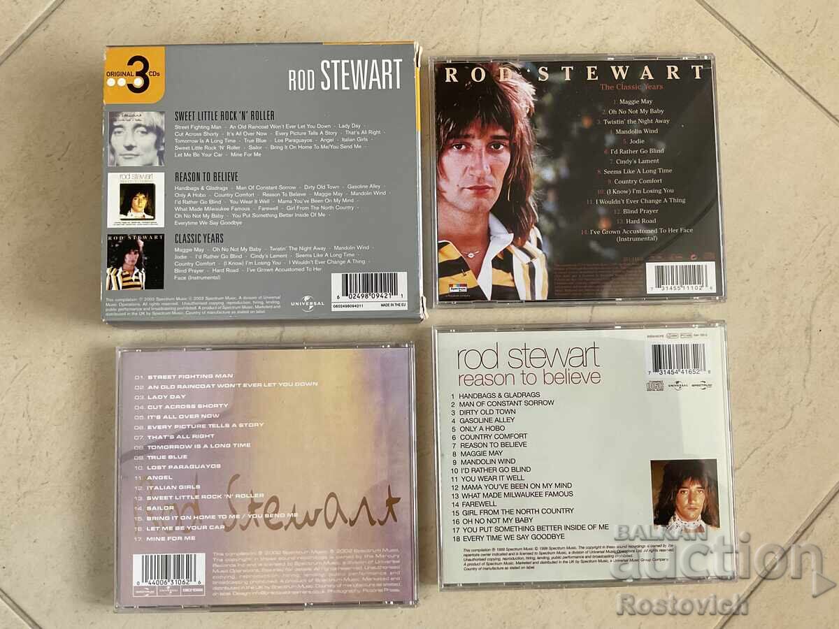 Licitație Set de trei CD-uri Rod Stewart Licitație Set de trei CD-uri Rod Stewart