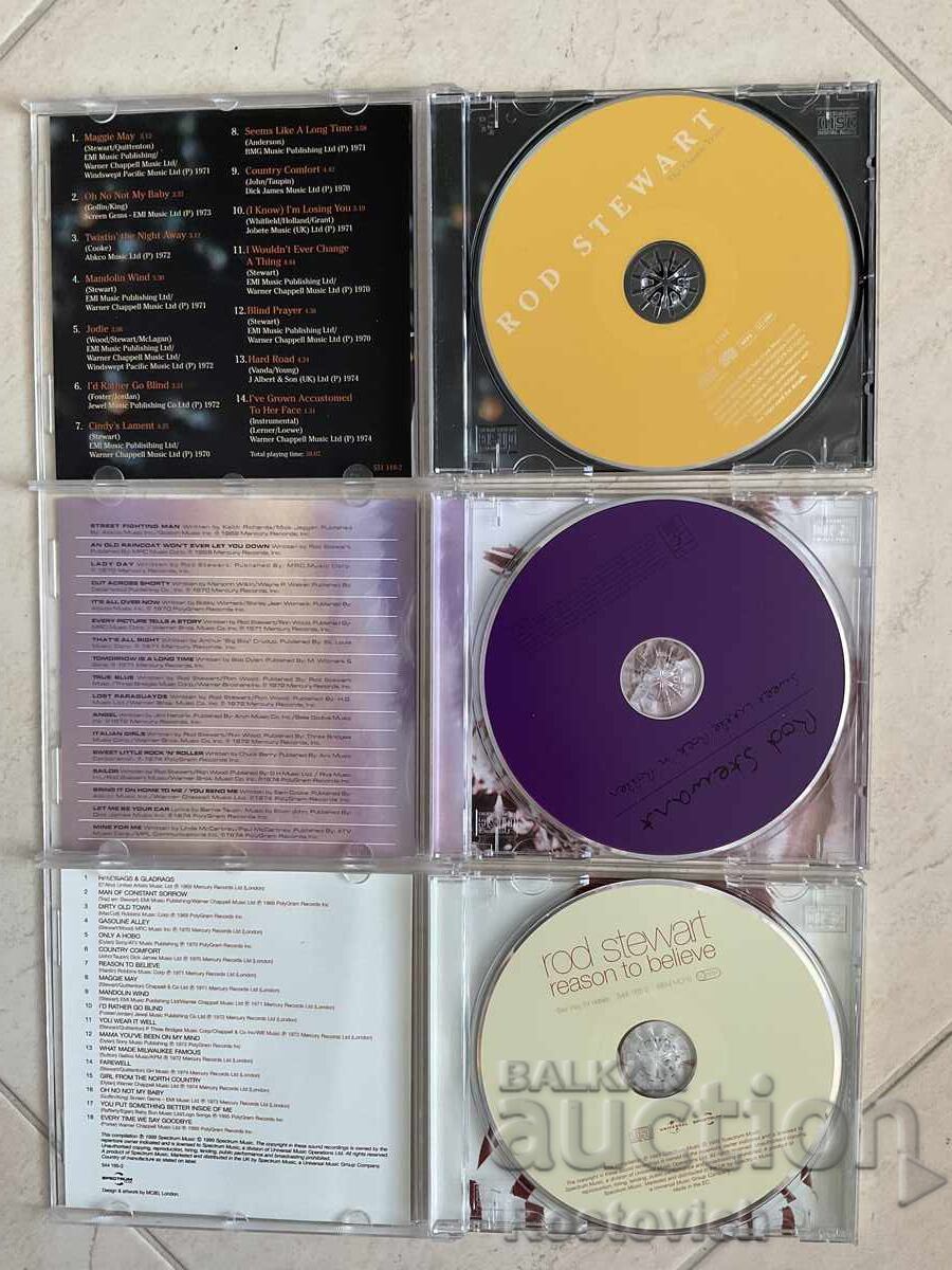 Livrarea Set de trei CD-uri Rod Stewart Livrarea Set de trei CD-uri Rod Stewart