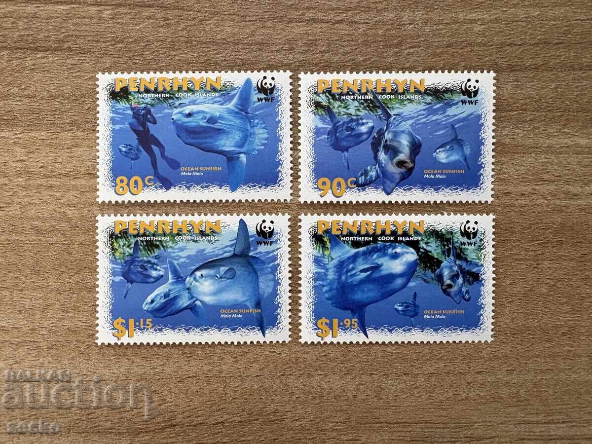 Penrhyn - WWF - Ocean Sunfish (2003) MNH