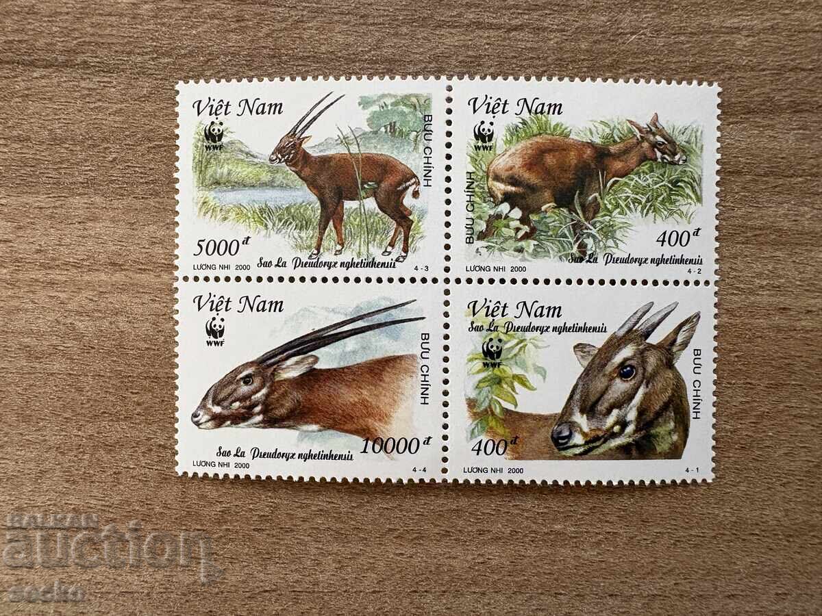 Vietnam - Endangered Species - Saola (2000) MNH