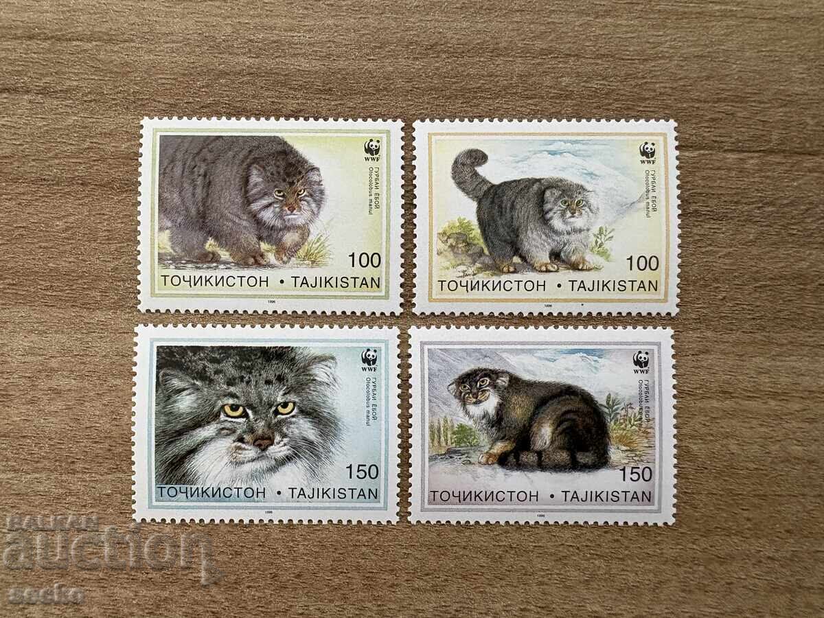 Tajikistan - Pallas's Cat (1996) MNH