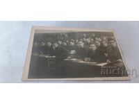 Fotografie bărbați la un curs pentru secretari colectori 1946
