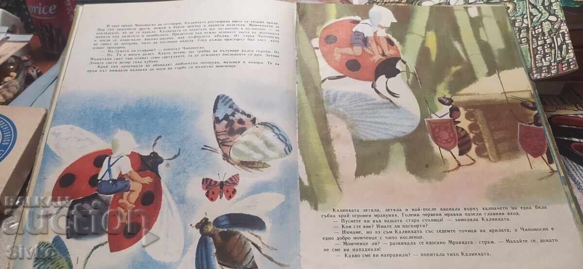 Παράδοση Οι περιπέτειες του Τσιπονοσκο, Γιορντάν Μιλτένοφ πολλές εικονογραφήσεις Παράδοση Οι περιπέτειες του Τσιπονοσκο, Γιορντάν Μιλτένοφ πολλές εικονογραφήσεις