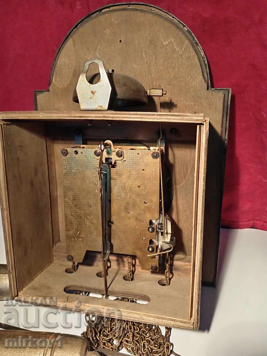 Γερμανικό ρολόι τοίχου αντίκα - 6