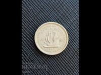 Caraibe de Est 10 cenți, 1962