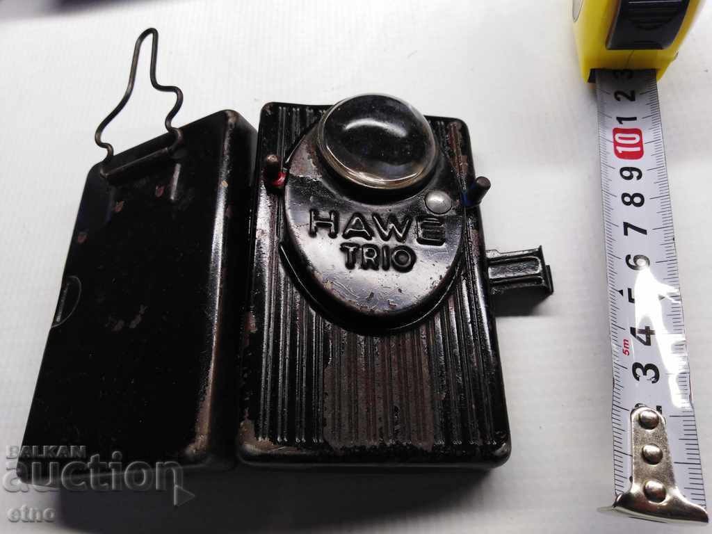 OLD GERMAN FLASHLIGHT - "HAWE TRIO" PSV, VSV, searchlight, lantern - 6