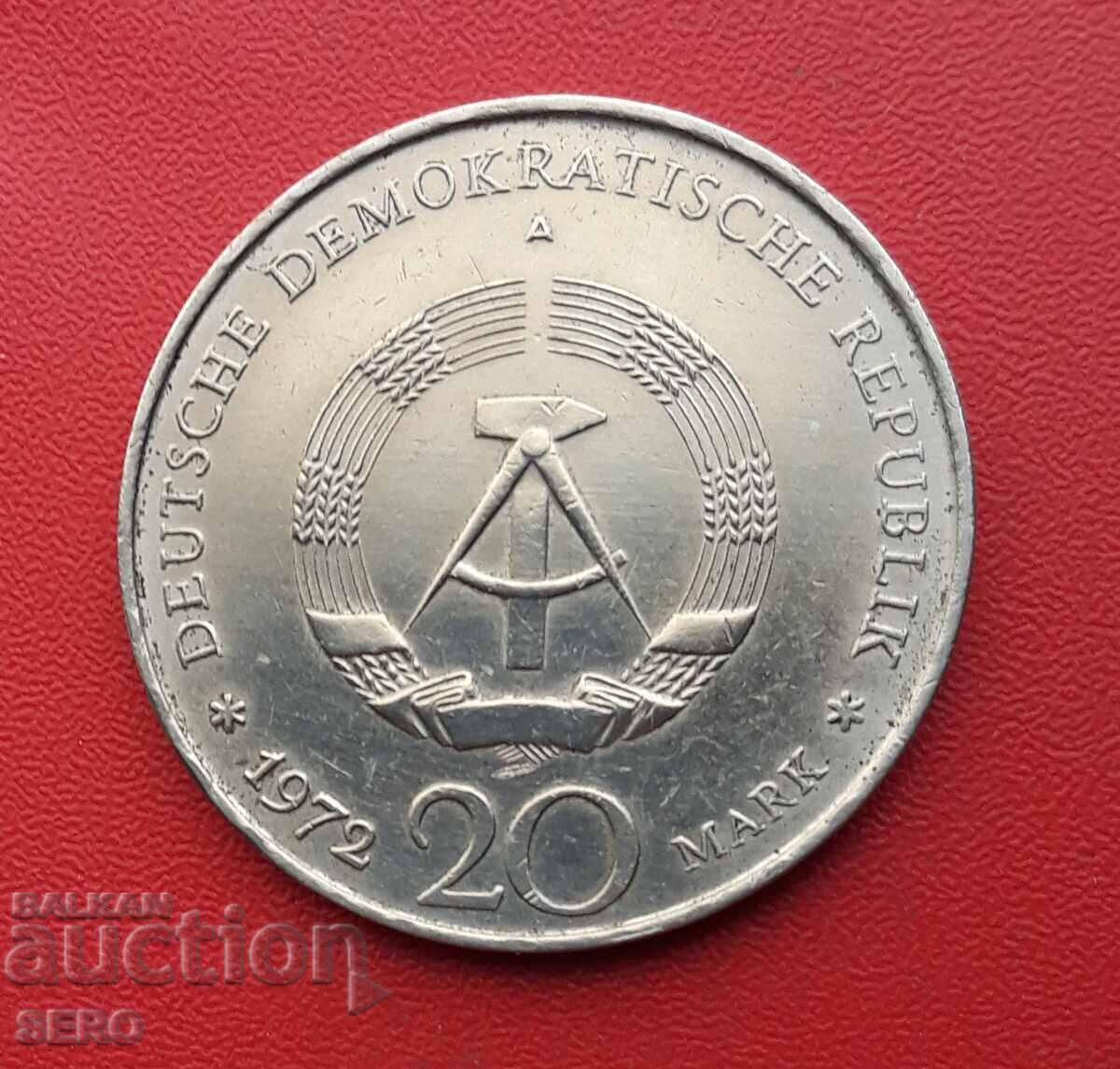 Γερμανία-GDR-20 μάρκα 1972-Wilhelm Peak