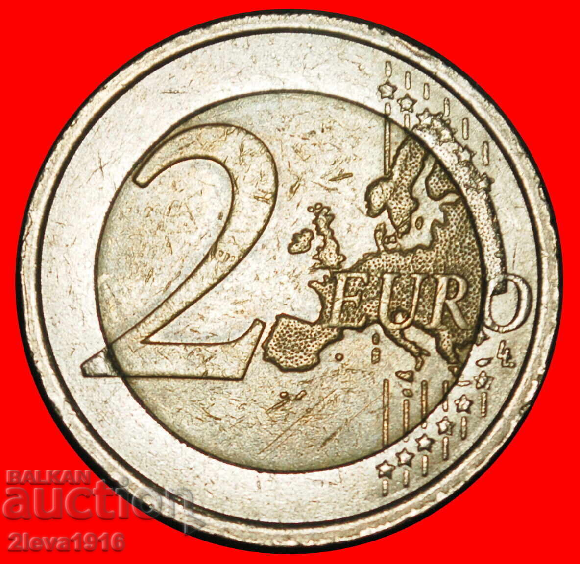 Ⰿ TIP NON-FALIC 2008-2025: ITALIA ★ 2 EURO 2008R! A I r1! cu preț € 4.74 | 9.27 BGN