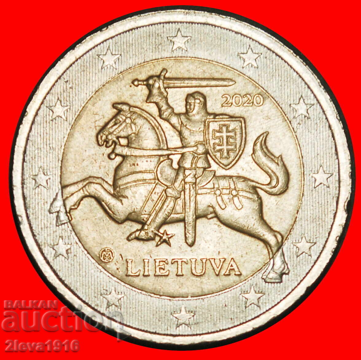 USSR, Russia (2015-2025): Lithuania ★ 2 EUROS 2020 I r2!