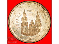 Ⰺ CATEDRALĂ (2010-2026): SPANIA ★ 5 EURO CENȚI 2018! 1 MODIF