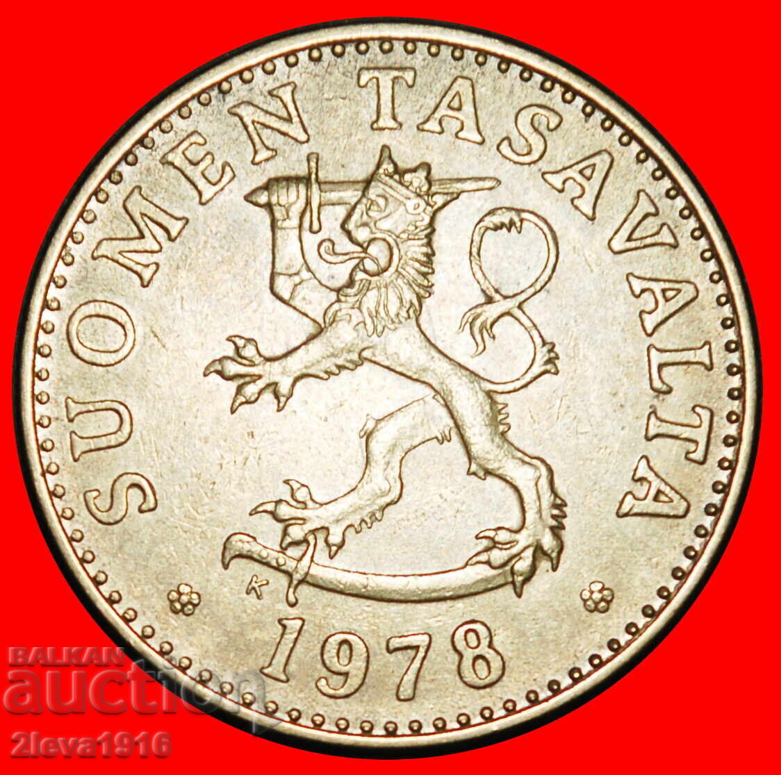 Ⰺ PIN (1963-1990): FINLANDA ★ 50 PENCE 1978K! cu preț € 0.74 | 1.45 BGN