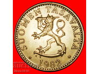Ⰺ PIN (1963-1990): FINLANDA★50 PENCE 1982K LUCIU DE MONETĂRIE!