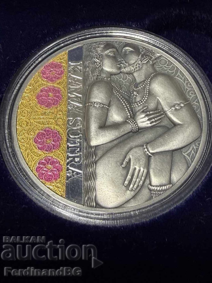 2025 Camerun Kama Sutra Momente de iubire 1 uncie Argint 2025 Camerun Kama Sutra Momente de iubire 1 uncie Argint