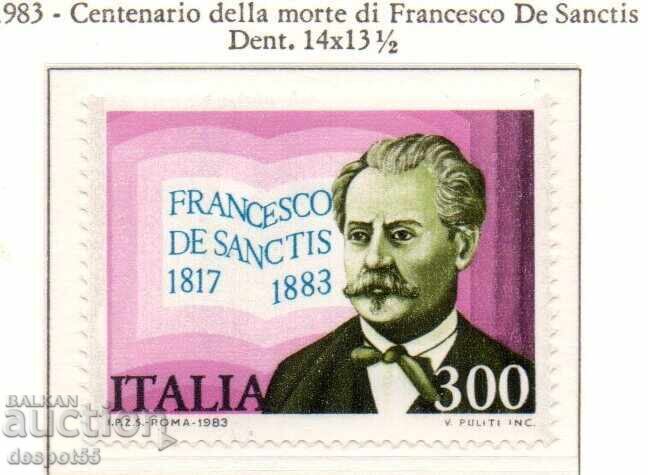 1983 Italia. Centenarul morții lui Francesco de Sanctis 1983 Italia. Centenarul morții lui Francesco de Sanctis